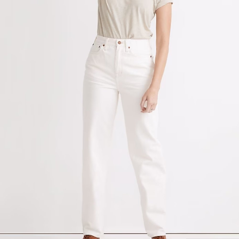 Madewell Baggy Straight jean in Vintage Canvas